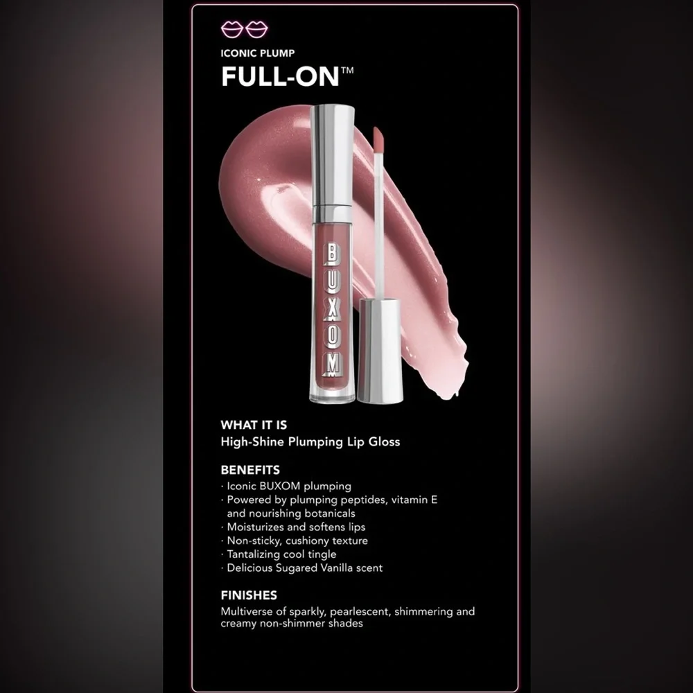 Buxom Full On Lip Plumping Lip Polish π New. - Picture 3 of 9